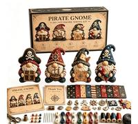 Cozy Gnome DIY Patchwork Kit, Gnome Sewing Kit for Adults, DIY Fabric 3D Gnome Craft Kit, Hand Patchwork Craft Kit with Pre Cut Fabric, Thread, Needles, Gift Craft Lovers and Home Decor (#D)