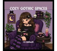Cozy Gothic Spaces: A Bold and Easy Coloring Book of Relaxing Dark & Cozy Spaces