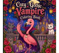 Cozy Gothic Vampire Coloring Book: Adorable Animal Friends, Moonlit Castles, and Relaxing Coloring Fun.