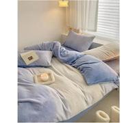 Cozy Green Comforter Set4Piece Thick Plush Winter Bedding with Cover Sheet & Pillowcase for Ultimate Warmth and Comfort Ideal for Cold Nights