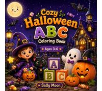 Cozy Halloween ABC Coloring Book: Learn A to Z with Cute Ghosts, Pumpkins, Witches, Bats, and Friendly Halloween Friends for Kids Ages 3-6 (My Cozy ABC Coloring Book Series)