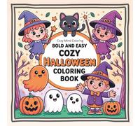Cozy Halloween - Bold and Easy Coloring Book (Cozy Mind Coloring)