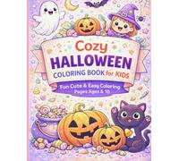 Cozy Halloween Coloring Book for Kids: Big, Bold & Simple Halloween Coloring Fun