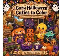 Cozy Halloween Cuties to Color: A Cute Coloring Book for Adults & Kids