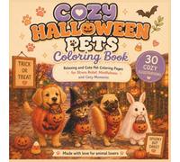 Cozy Halloween Pets: A Cute Halloween Coloring Book Featuring Adorable Pets, Spooky Costumes, and Cozy Autumn Fun