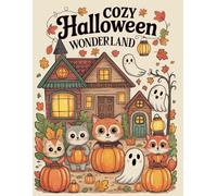 Cozy Halloween Wonderland: 32 Cute Spooky Animal Scenes for Relaxation and Stress Relief: Whimsical Halloween Coloring Pages with Cozy Cats, Ghosts, ... Adults and Teens (Halloween Cozy & Spooky)