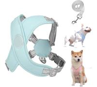 Cozy Harness, Soft Breathable Dog Harness, Adjustable with Reflective Trim & Traction Rope, Anti-Breakaway Safety for Active Pets (Green, S)