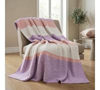 Cozy Haven Evium Rich cotton Throw Blanket, Luxury Breathable Large Throws for Sofas Settee Couch Reversible Bed Cover Over Bedspread (Single 130 x 150 cm)