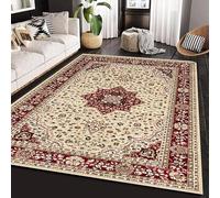 Cozy Haven Heritage Collection Rug - Large Washable Non-slip Carpet for Living Room, Bedroom, Lounge Dining, Kitchen Thick Soft Indoor Floor Rugs (Beige, 200x290 cm)