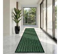 Cozy Haven Rubber Runner Rug - Outdoor & Indoor Heavy Duty Washable Non-Slip Runner Rug for Kitchen Garden, Inside & Outside Floor Mats, Waterproof and Dirt Trapper Entrance Rug (60x180 cm, Green)