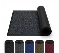 Cozy Haven Sunny Indoor & Outdoor Doormat - Washable Heavy Duty Welcome Mat for Outside & Inside Floors, Non-Slip Rubber Backed Mats for Entrance, Garden, Patio & Kitchen - (Grey, 40x60 cm)