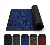 Cozy Haven Sunny Indoor & Outdoor Doormat - Washable Heavy Duty Welcome Mat for Outside & Inside Floors, Non-Slip Rubber Backed Mats for Entrance, Garden, Patio & Kitchen - (Blue, 40x60 cm)