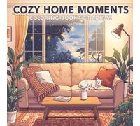 Cozy Home Moments: Coloring Book for Adults: Relaxing Indoor Scenes, Peaceful Pets, Warm Lighting & Comforting Home Aesthetics for Stress Relief and Creative Escape