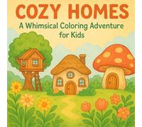 Cozy Homes: A Whimsical Coloring Adventure for Kids: 28 Magical Houses to Color - Treehouses, Fairy Cottages, Mushroom Homes & More!