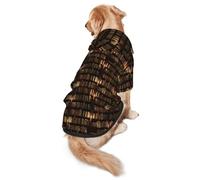 Cozy Hoodie For Medium Large Dogs, Book Room Mysterious Library, Cold Weather Warm Dog Sweatshirt With Hood & Pocket, Soft Fabric Pullover Winter Clothes For Pets, Adjustable Dog Hoodie For Daily Walk