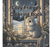 Cozy Hygge Christmas Coloring Book: Cute Fuzzy Animals, Warm Holiday Scenes & Heart-Warming Winter Moments for Relaxation & Creativity