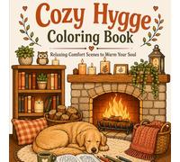 Cozy Hygge Coloring Book: Relaxing Comfort Scenes to Warm Your Soul