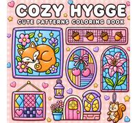Cozy Hygge Cute Patterns Coloring Book: 50 Adorable Hygge-Inspired Coloring Pages Featuring Cute Animals, Flowers, Sweet Treats, Cozy Decor, and ... and Teens (G&G Bold & Easy Coloring Books)