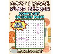 Cozy Hygge Word Search: Comfy Art on Every Page