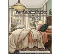 'Cozy Interior Design': A Journey Through Peaceful Spaces: Easy and Bold Coloring Book for Adults and Seniors