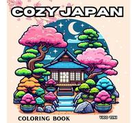 Cozy Japan: Adorable Japanese-Inspired Scenes with Kawaii Characters, Cozy Homes, Food, Temples, and Nature | Stress-Relief and Fun Coloring for Adults, Teens