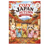 Cozy Japan Autumn Coloring Book (Cozy Japan Coloring Book)