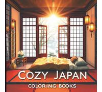 Cozy Japan Coloring Book: Relaxing Japanese-Inspired Scenes for Stress Relief and Mindful Coloring | 57 Pages of Zen Gardens, Temples, Cherry Blossoms & Traditional Culture | 8.5" x 8.5"