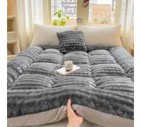 Cozy Japanese Futon Mattress - Soft P Microfiber Sp Mat, Breathable & Foldable, Perfect for Single/Double/Queen Beds (Gray 180x200cm) - Ultimate t at Home