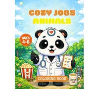 COZY JOBS ANIMALS COLOR BOOK FOR KIDS 4-8
