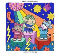 Cozy K-Pop Friends: K-Pop Coloring Book with Cute Animal Idols, Concert Scenes, Backstage Moments & Airport Fashion for Kids, Teens & Adults (Sweet & Solo Coloring)