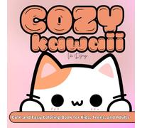 Cozy Kawaii - Cute and Easy Coloring Book for Kids, Teens, and Adults: 50 simple and original illustrations to color - no stress, just joy. Color, relax, and smile!