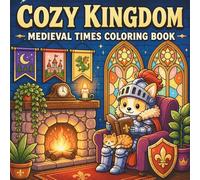 Cozy Kingdom Medieval Times Coloring Book: 50 Bold & Easy Fantasycore Images | For Kids & Adults (Cozy Friends)