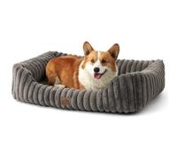 COZY KISS Orthopedic Dog Bed for Dogs & Cats, Washable Pet Sofa, Grey, XL