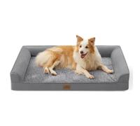 COZY KISS Orthopedic Dog Bed Washable for Extra Large Dogs, XL Grey