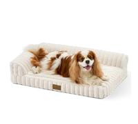 COZY KISS Soft Orthopedic Dog Bed for Small & Medium Dog, 76x51x15cm, Beige