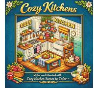 Cozy Kitchens - Coloring Book for Adults: Beautiful kitchens to color - perfect for adults who love design and relaxation