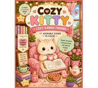 Cozy Kitty - Coloring Book: Cozy Kawaii Friends Series