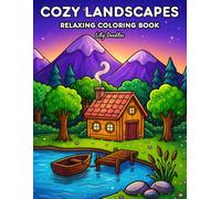 Cozy Landscapes: Relaxing Coloring Book with Peaceful Nature Scenes and Beautiful Views