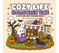 Cozy Life Halloween Time | Cute & Easy Coloring Book (Cozy Life Series)
