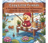 Cozy Little Friends: A Cozy Kawaii Coloring Book for Relaxation, Creativity, and Everyday Happiness