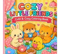 Cozy Little Friends: Cute & Cozy Coloring Book