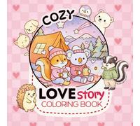 Cozy Love Story Coloring Book: A Bold and Easy Coloring Book for Adults and Teens Featuring Adorable Animal Couples, Cozy Romance Scenes, and Sweet ... Day Moments for Relaxation and Stress Relief
