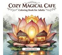 Cozy Magical Cafe Coloring Book for Adults: Relaxing Cozy Coffee Shops & Whimsical Fantasy Scenes