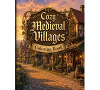 Cozy Medieval Villages: Coloring Book (Cozy World Adventures)