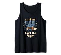 Cozy Menorah Light The Night Hanukkah Design Tank Top