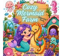 Cozy Mermaid Farm Colouring Book: Cute & Relaxing Underwater Farm Scenes (Cozy Colouring)