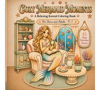 Cozy Mermaid Moments: A Relaxing Kawaii Coloring Book for Teens and Adults V. 1