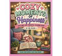 COZY MOMENTS OF HAPPINESS: CUTE AND COZY PEACEFUL COLORING BOOK