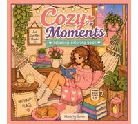 Cozy Moments: Relaxing Coloring Book for Adults and Teens: Bold and Easy Coloring Book