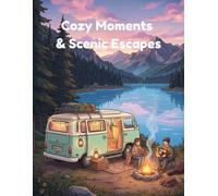 Cozy Moments & Scenic Escapes: A Lo-Fi Style Coloring Book for Adults featuring Relaxing Room Interiors and Beautiful Rural Landscapes